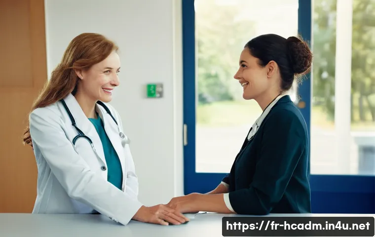 보건의료행정사 현업과 자격증 활용법 - **Prompt 1: The Welcoming Heart of a French Medical Office**
    A professional and empathetic femal...